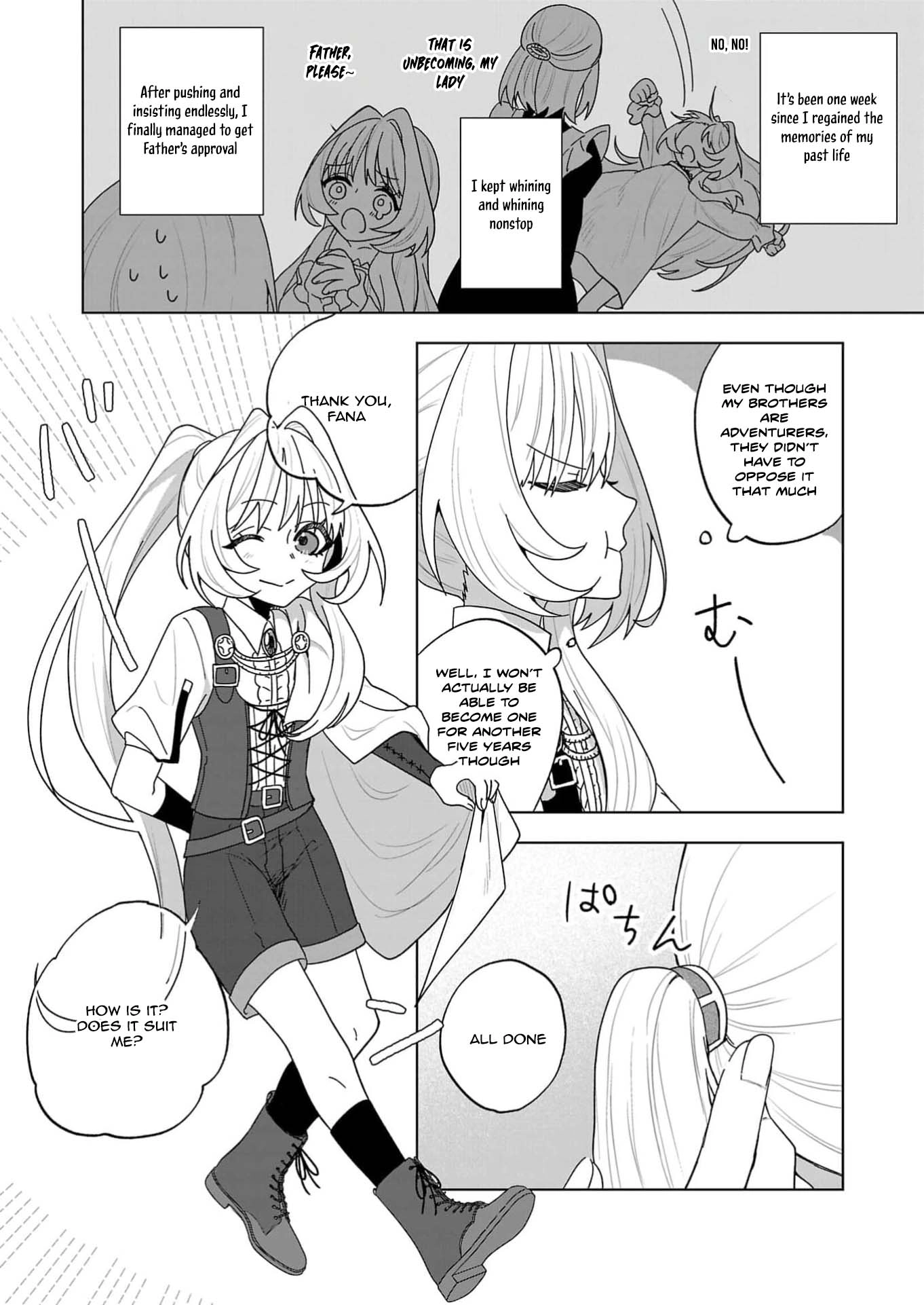 The Villainess Aims to Be the Strongest — Becoming an Adventurer Chapter 2 Page 4